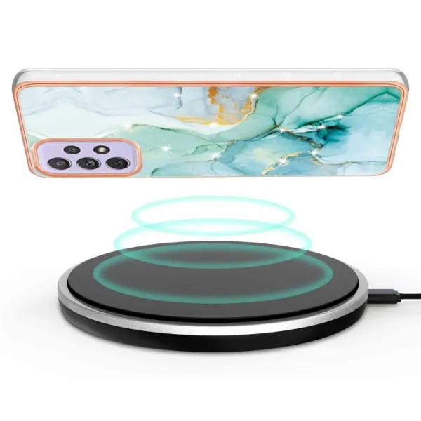 IMD MARBLE Ochranný kryt Samsung Galaxy A23 / A23 5G GREEN