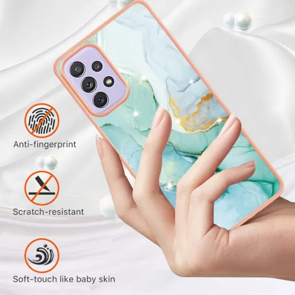 IMD MARBLE Ochranný kryt Samsung Galaxy A23 / A23 5G GREEN