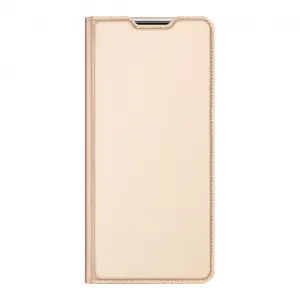 DUX Peňaženkový obal pre Xiaomi Poco X4 Pro 5G zlatý