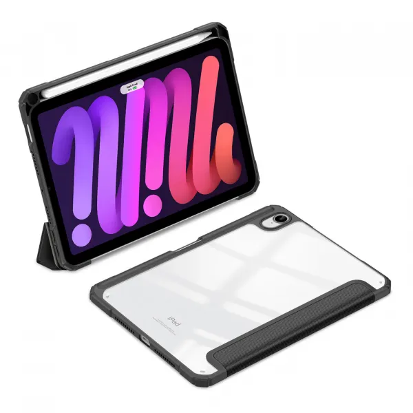 DUX TOBY Flipové puzdro Apple iPad mini 2021 / iPad mini 2024 čierne