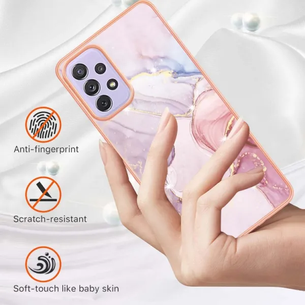 IMD MARBLE Ochranný kryt Samsung Galaxy A23 / A23 5G ROSE GOLD