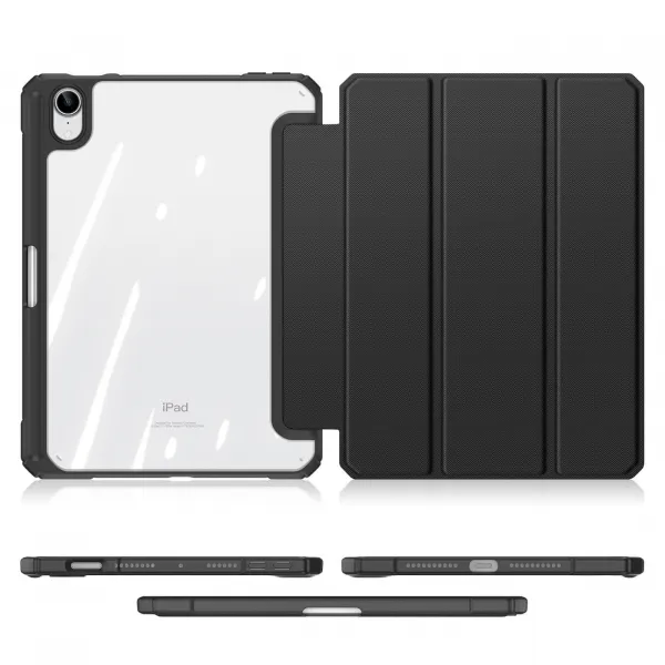 DUX TOBY Flipové puzdro Apple iPad mini 2021 / iPad mini 2024 čierne