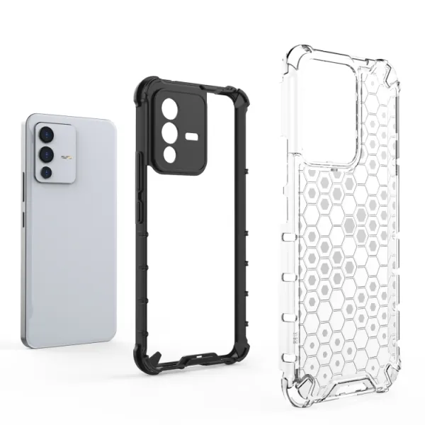 HONEYCOMB Ochranný kryt Vivo V23 5G modrý