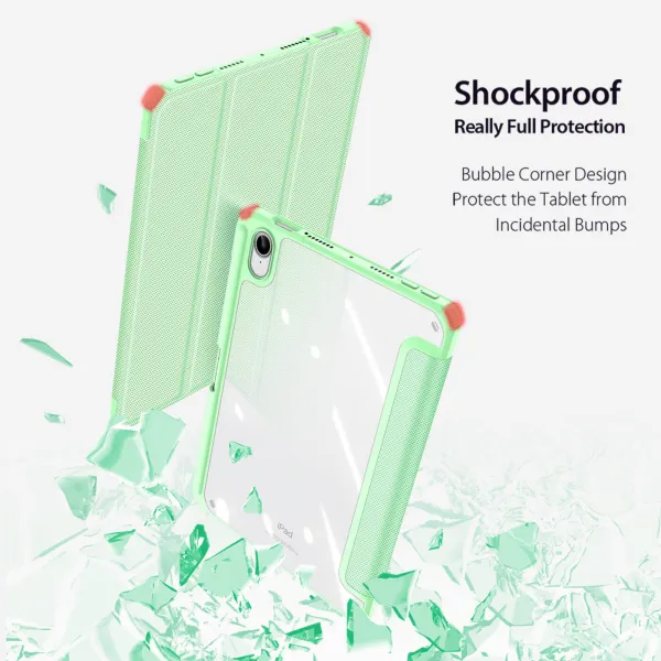 DUX TOBY Flipové puzdro Apple iPad mini 2021 / iPad mini 2024 zelené