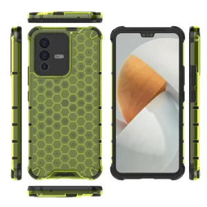 HONEYCOMB Ochranný kryt Vivo V23 5G zelený