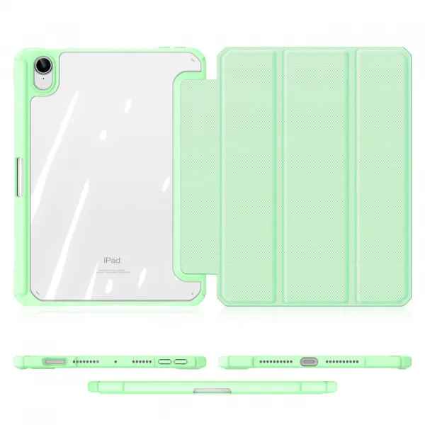 DUX TOBY Flipové puzdro Apple iPad mini 2021 / iPad mini 2024 zelené
