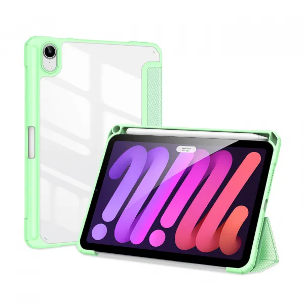 DUX TOBY Flipové puzdro Apple iPad mini 2021 / iPad mini 2024 zelené