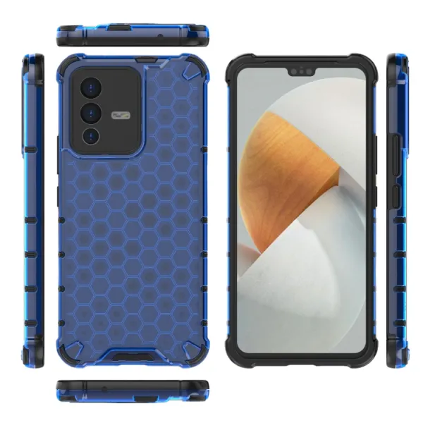 HONEYCOMB Ochranný kryt Vivo V23 5G modrý