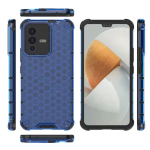 HONEYCOMB Ochranný kryt Vivo V23 5G modrý