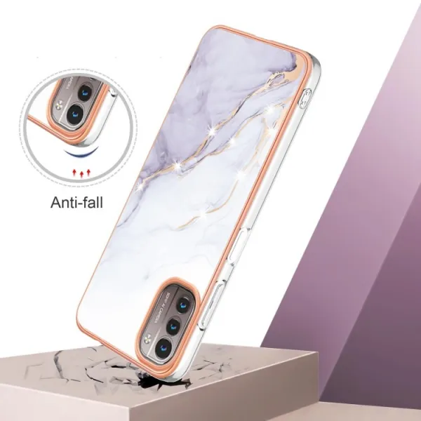 IMD MARBLE Ochranný kryt Nokia G11 / G21 WHITE