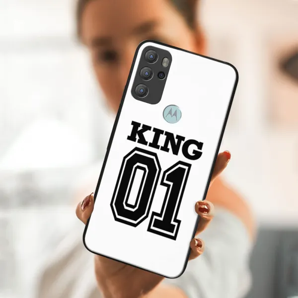 MY ART Silikónový obal Motorola Moto G60s KING (029)
