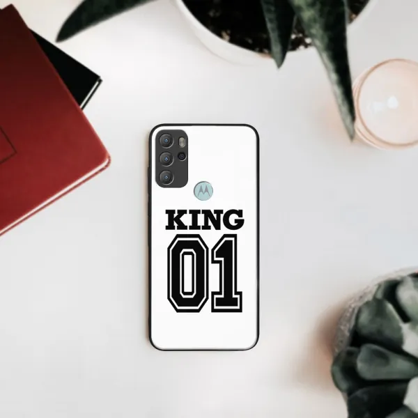 MY ART Silikónový obal Motorola Moto G60s KING (029)
