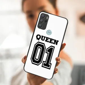 MY ART Silikónový obal Motorola Moto G60s QUEEN (030)
