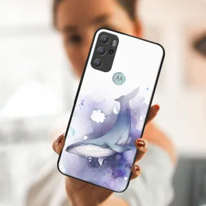 MY ART Silikónový obal Motorola Moto G60s WHALE (242)