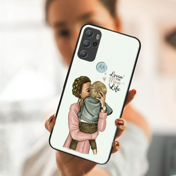 MY ART Silikónový obal Motorola Moto G60s MOM LIFE (118)
