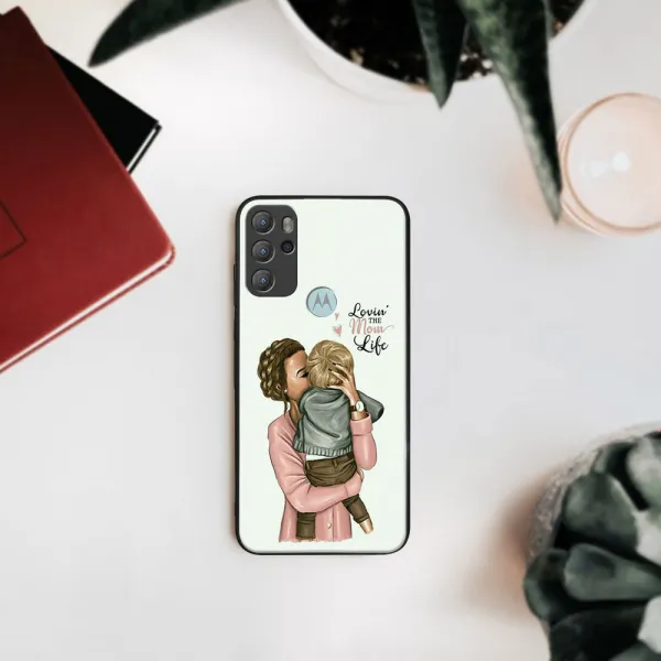 MY ART Silikónový obal Motorola Moto G60s MOM LIFE (118)