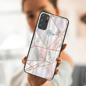 MY ART Silikónový obal Motorola Moto G60s PINK MARBLE (143)