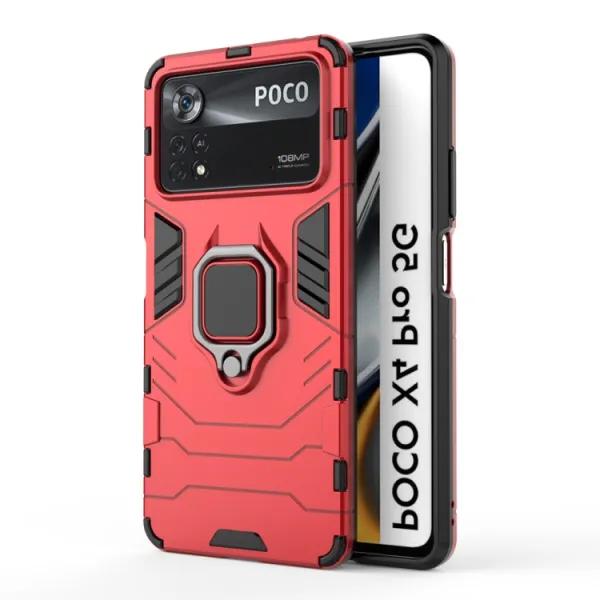 STRONG Ochranný kryt Xiaomi Poco X4 Pro 5G červený