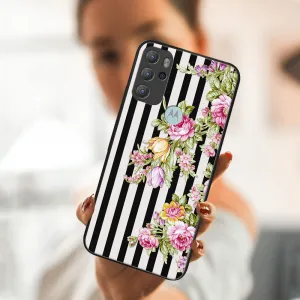 MY ART Silikónový obal Motorola Moto G60s STRIPS (176)