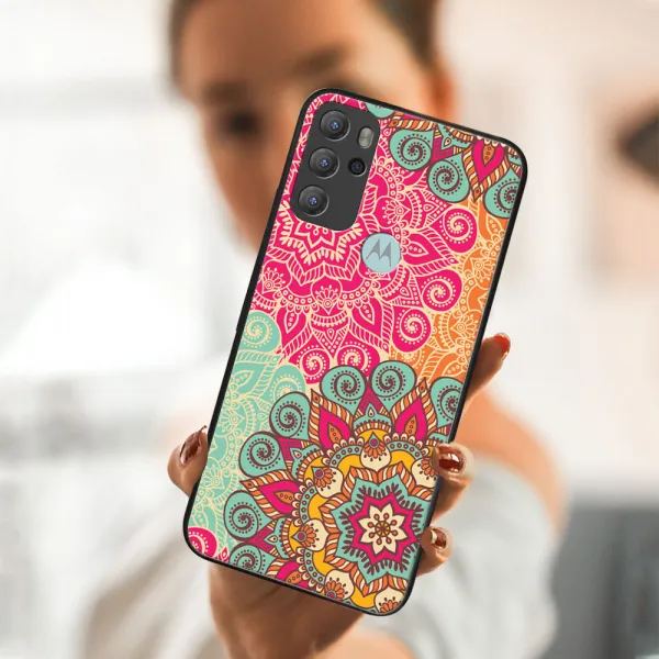 MY ART Silikónový obal Motorola Moto G60s MANDALA (043)