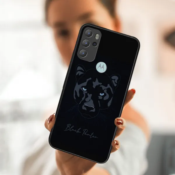 MY ART Silikónový obal Motorola Moto G60s PANTHER (245)