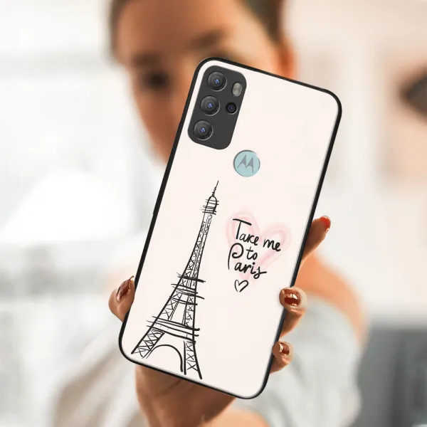 MY ART Silikónový obal Motorola Moto G60s PARIS (057)