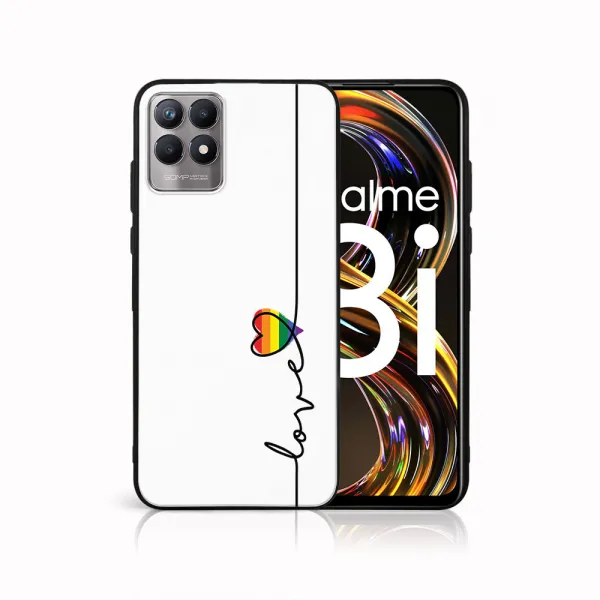 MY ART Silikónový obal Realme 8i LOVE (054)