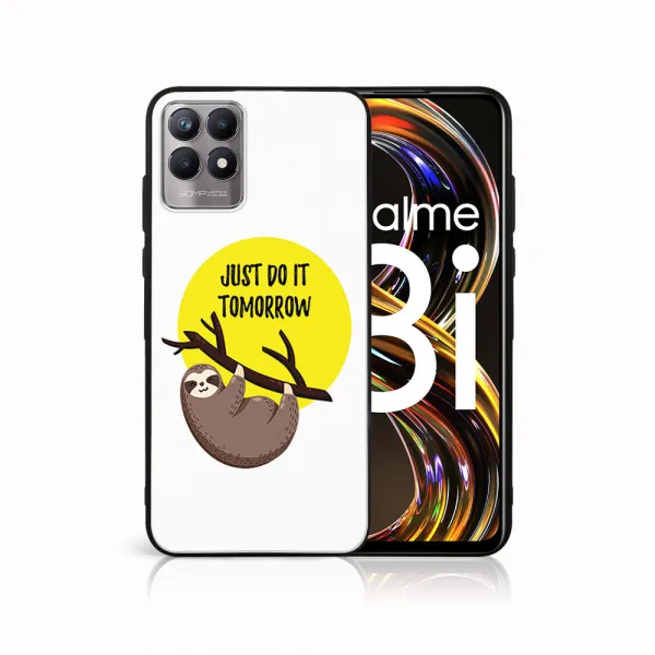 MY ART Silikónový obal Realme 8i SLOTH (188)