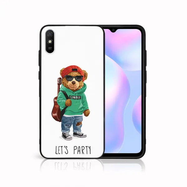 MY ART Silikónový obal Xiaomi Redmi 9A / 9AT BEAR (177)