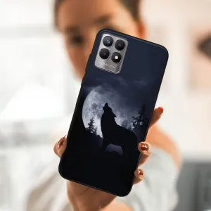MY ART Silikónový obal Realme 8i WOLF (247)