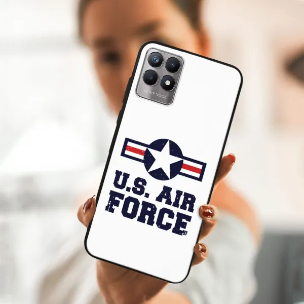 MY ART Silikónový obal Realme 8i AIR FORCE (023)