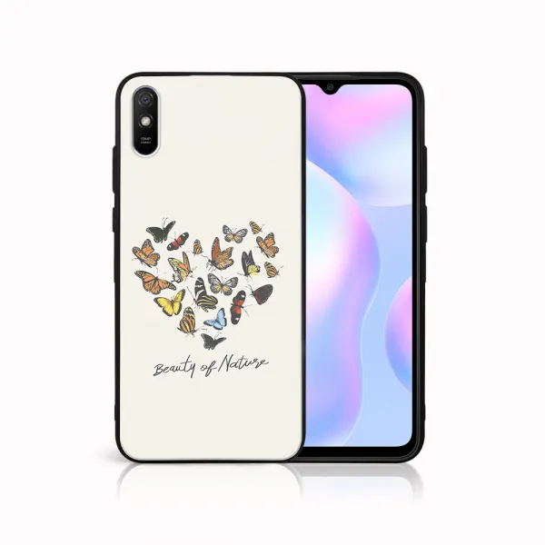 MY ART Silikónový obal Xiaomi Redmi 9A / 9AT BUTTERFLIES (240)