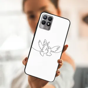 MY ART Silikónový obal Realme 8i DOVE (031)