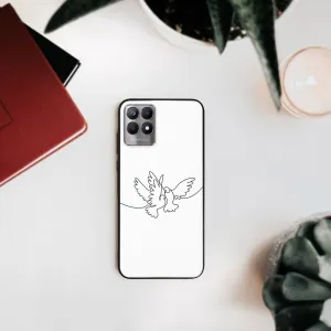 MY ART Silikónový obal Realme 8i DOVE (031)