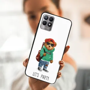 MY ART Silikónový obal Realme 8i BEAR (177)