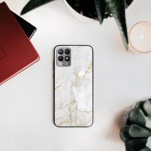 MY ART Silikónový obal Realme 8i WHITE STONE (011)