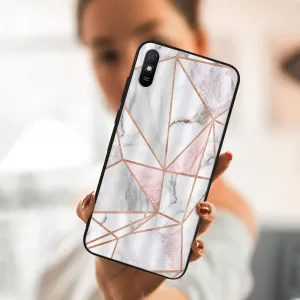 MY ART Silikónový obal Xiaomi Redmi 9A / 9AT PINK MARBLE (143)