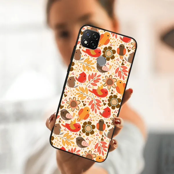MY ART Silikónový obal Xiaomi Redmi 9C BIRDS (004)