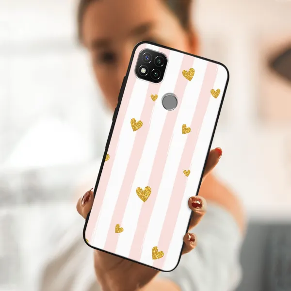 MY ART Silikónový obal Xiaomi Redmi 9C HEARTS (006)