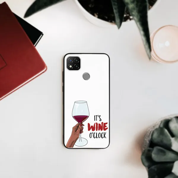 MY ART Silikónový obal Xiaomi Redmi 9C WINE (007)