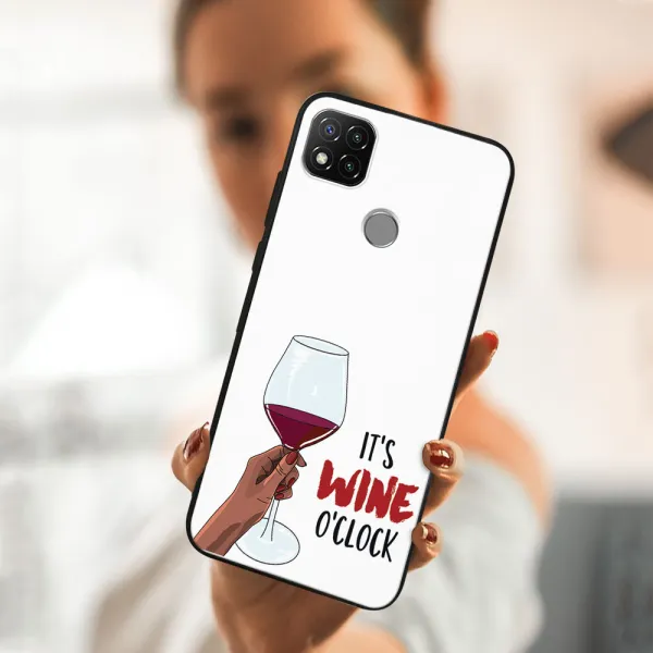 MY ART Silikónový obal Xiaomi Redmi 9C WINE (007)