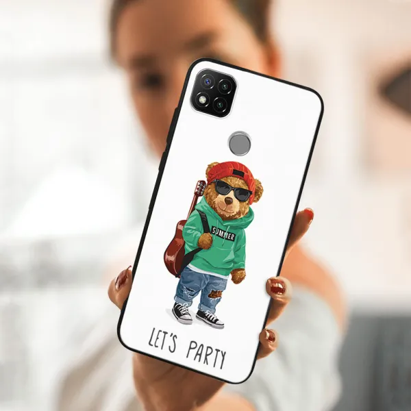 MY ART Silikónový obal Xiaomi Redmi 9C BEAR (177)