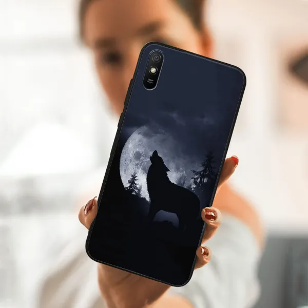 MY ART Silikónový obal Xiaomi Redmi 9A / 9AT WOLF (247)