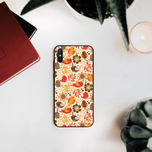 MY ART Silikónový obal Xiaomi Redmi 9A / 9AT BIRDS (004)