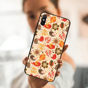 MY ART Silikónový obal Xiaomi Redmi 9A / 9AT BIRDS (004)