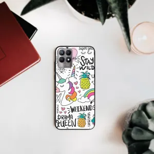 MY ART Silikónový obal Realme 8i UNICORN (063)