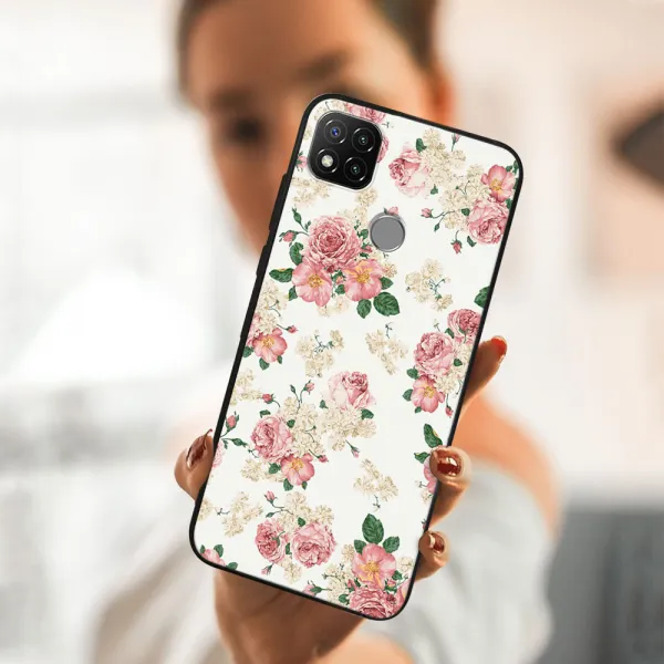MY ART Silikónový obal Xiaomi Redmi 9C PINK ROSES (016)