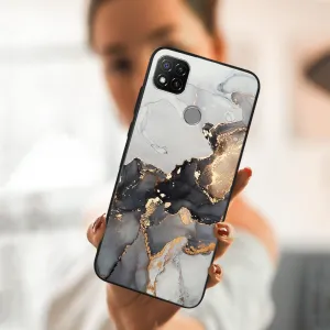 MY ART Silikónový obal Xiaomi Redmi 9C GREY MARBLE (140)