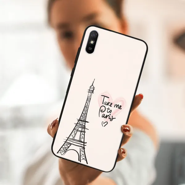 MY ART Silikónový obal Xiaomi Redmi 9A / 9AT PARIS (057)
