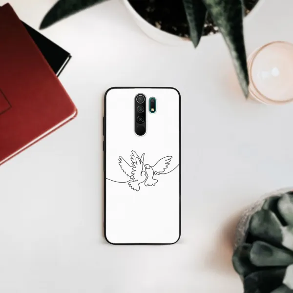 MY ART Silikónový obal Xiaomi Redmi 9 DOVE (031)